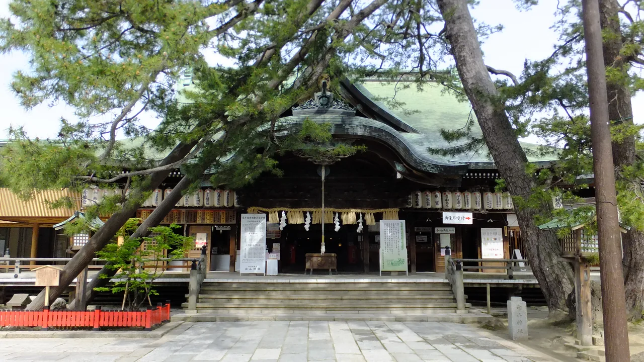 新潟総鎮守 白山神社の拝殿